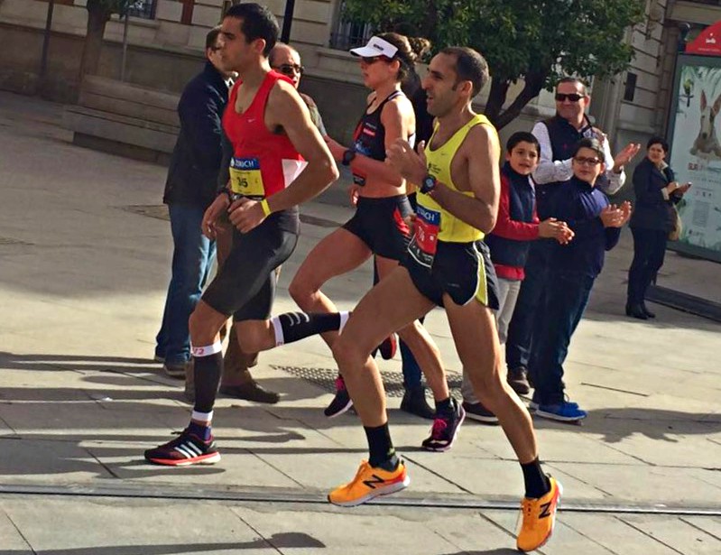 Sonia Bejarano en el Maratón de Sevilla 2016