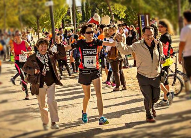 Los 10 Km por África de Nélida Fernández