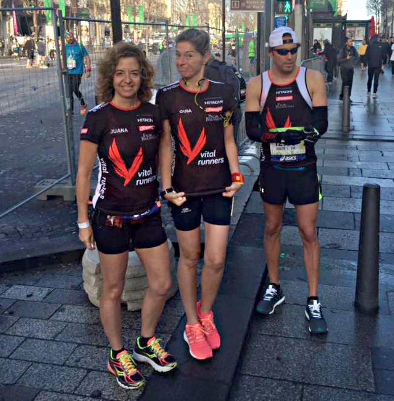 El Maratón de París de María de la Guía Hilario