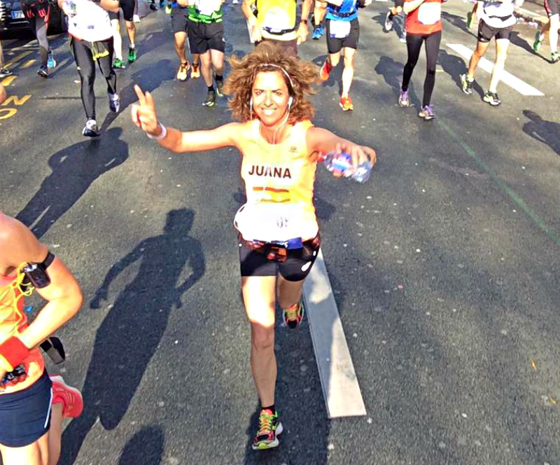 El Maratón de París de Juana Plaza