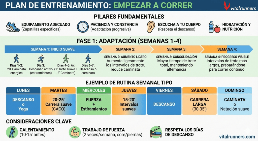 Empezar a correr con Vitalrunners